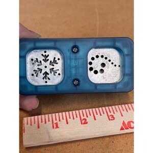 Creative Memories Dual Paper Place N Punch Snowflake and Swirl Scrapbooking Tool
